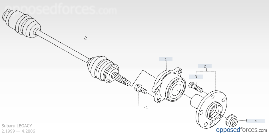 2000 subaru outback front wheel bearing