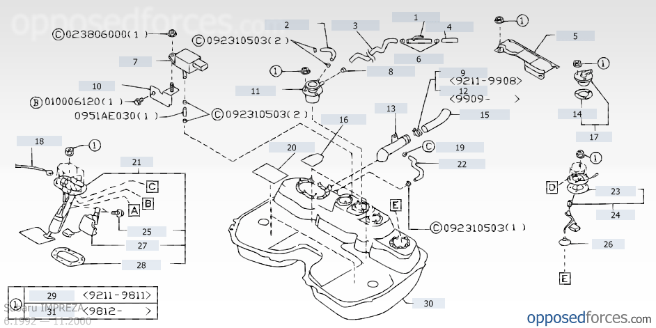 Installing gas tank - Subaru Impreza GC8 & RS Forum & Community: RS25.com