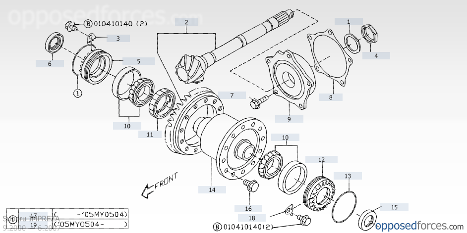 subaru front axle seal replacement