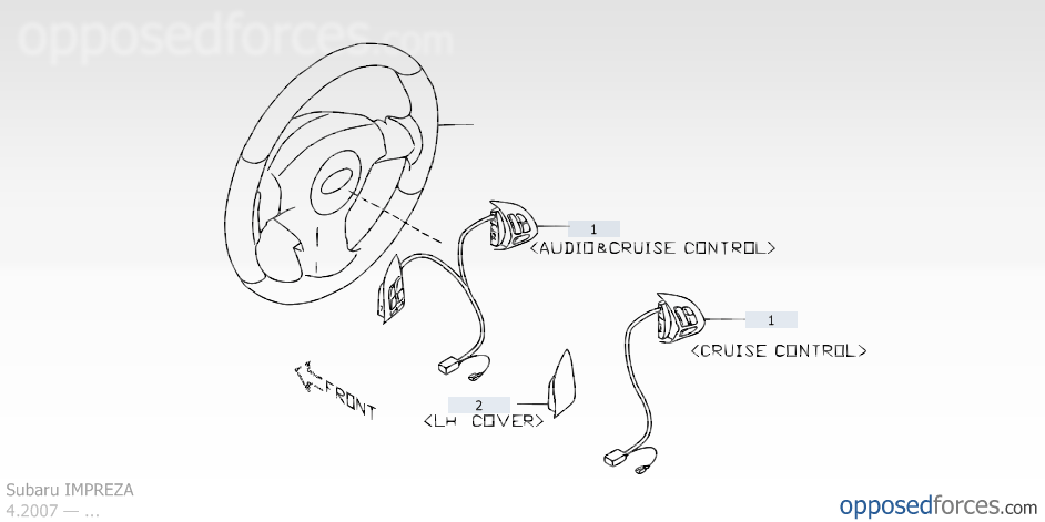 Subaru Steering Wheel Wiring Diagram
